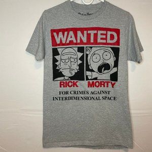 Rick And Morty Wanted Size Small T-Shirt